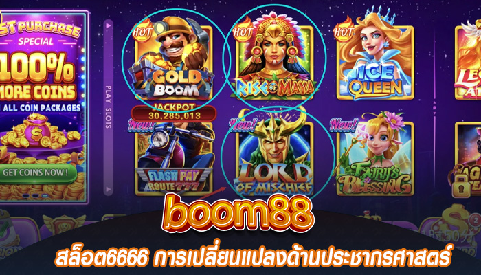 สล็อต6666 การเปลี่ยนแปลงด้านประชากรศาสตร์