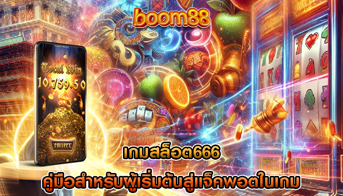 เกมสล็อต666 คู่มือสำหรับผู้เริ่มต้นสู่แจ็คพอตในเกม