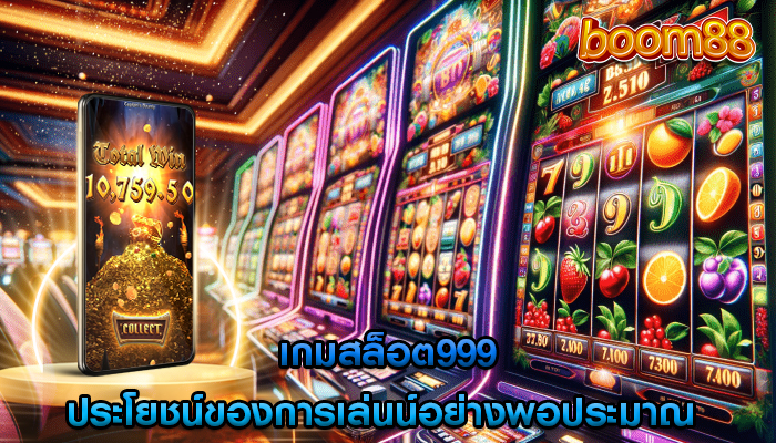 เกมสล็อต999 ประโยชน์ของการเล่นน์อย่างพอประมาณ