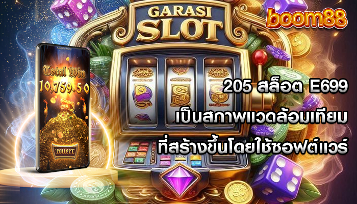 205 สล็อต e699 เป็นสภาพแวดล้อมเทียมที่สร้างขึ้นโดยใช้ซอฟต์แวร์