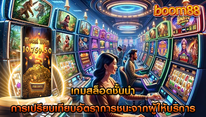 เกมสล็อตชั้นนำ การเปรียบเทียบอัตราการชนะจากผู้ให้บริการ